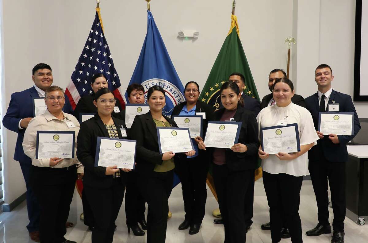 The U.S. Border Patrol welcomed 12 new employees into its ranks on Tuesday, June 21, 2022.