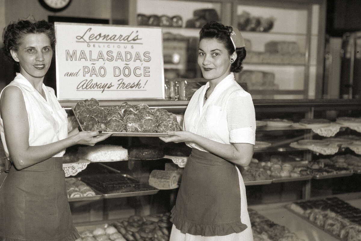 Historical photos of Leonard's Bakery, in Hawaii. 