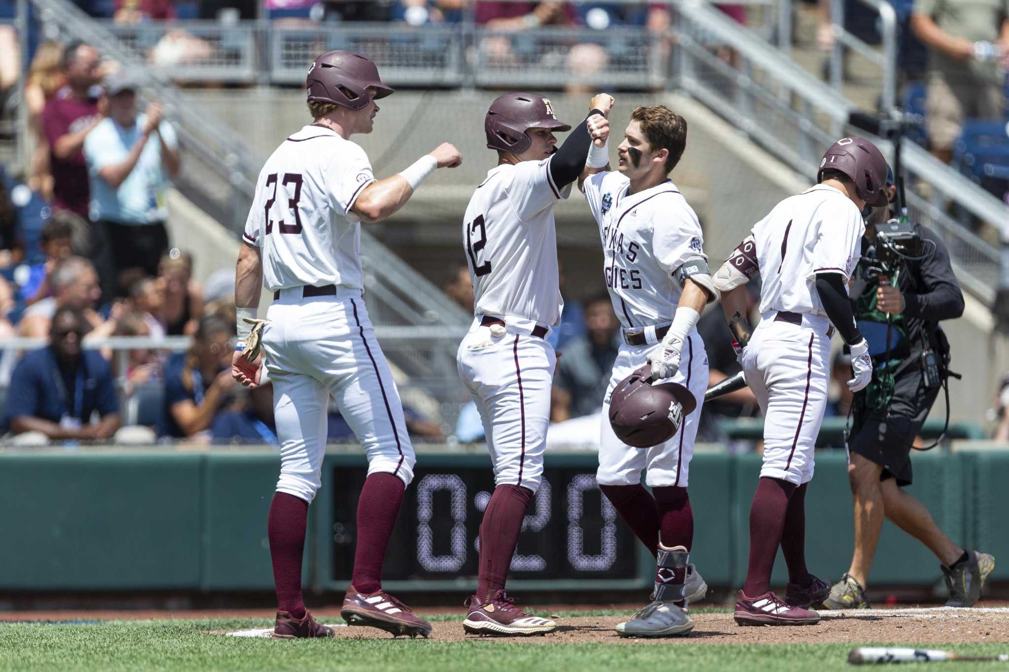 Texas A&M eliminates in-state rival, Texas, from Men's College