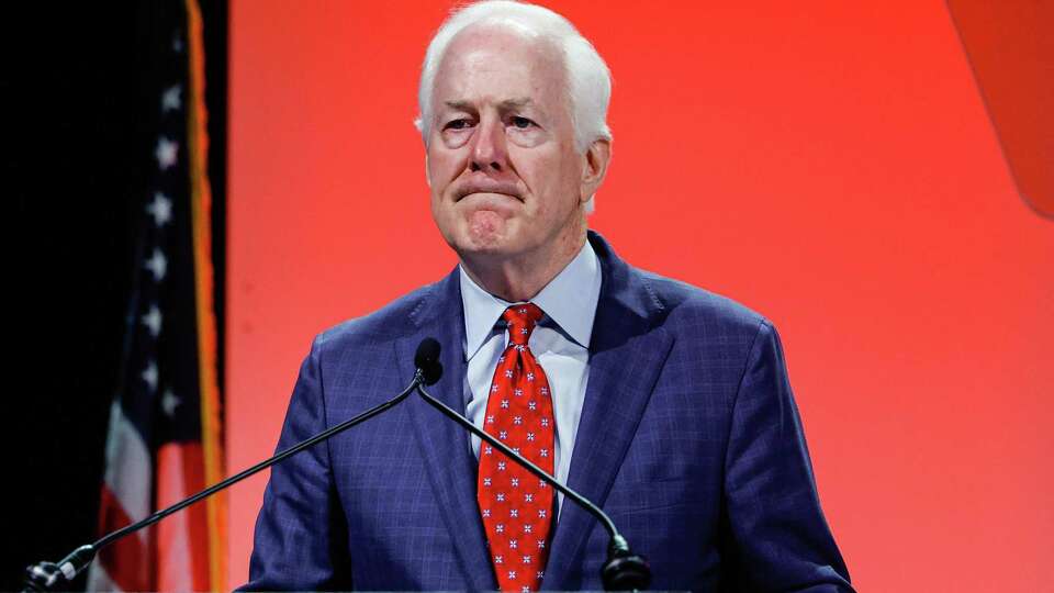 Sen. John Cornyn took flak from Texas Republican convention delegates for working with Senate Democrats on gun safety legislation in the wake of the Uvalde elementary school massacre. (Lola Gomez/Dallas Morning News/TNS)