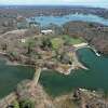 Great Island in Darien photographed on Tuesday, April 12. The town is in negotiations with the property owners to purchase the 63-acre island and estate.