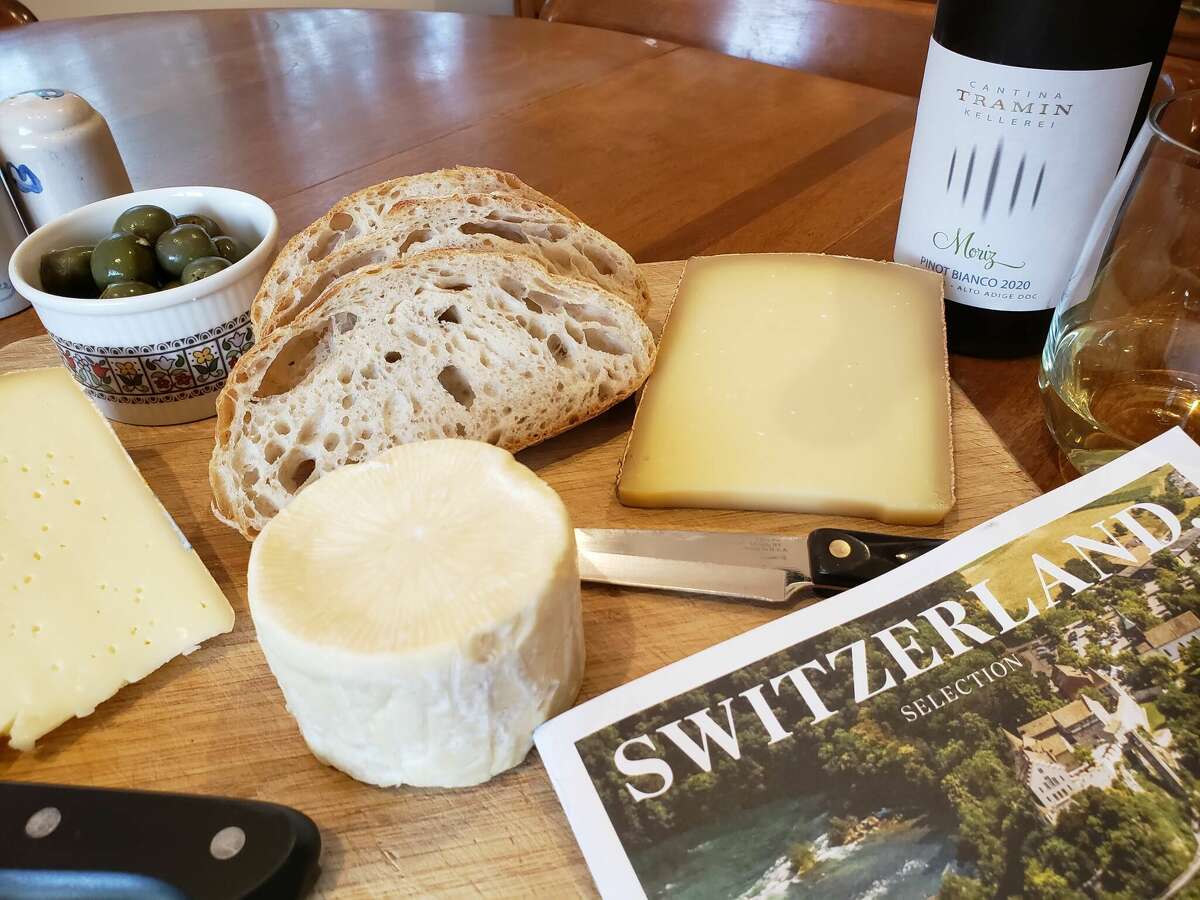 With cheeses from Switzerland, some crusty bread, a green salad and a bottle of Pinot Bianco from the Italian Alps, we had a delightful supper that took us back to the beginning of our long-ago adventure. 