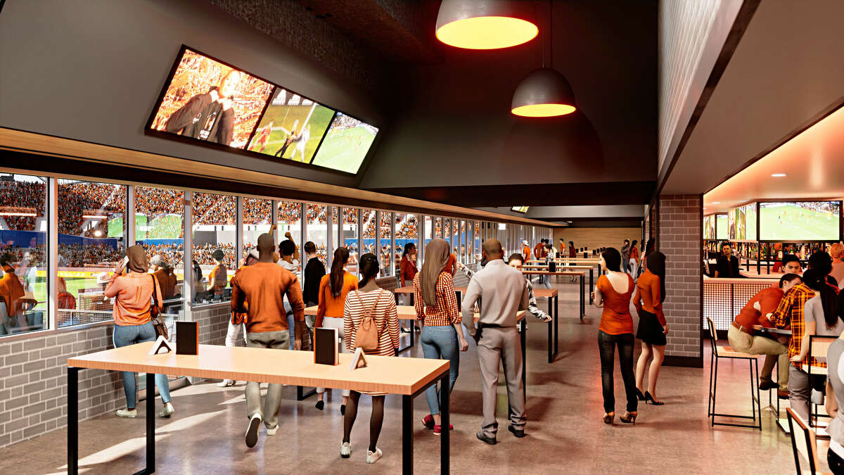 A rendering of new East Club to be built at PNC Stadium.