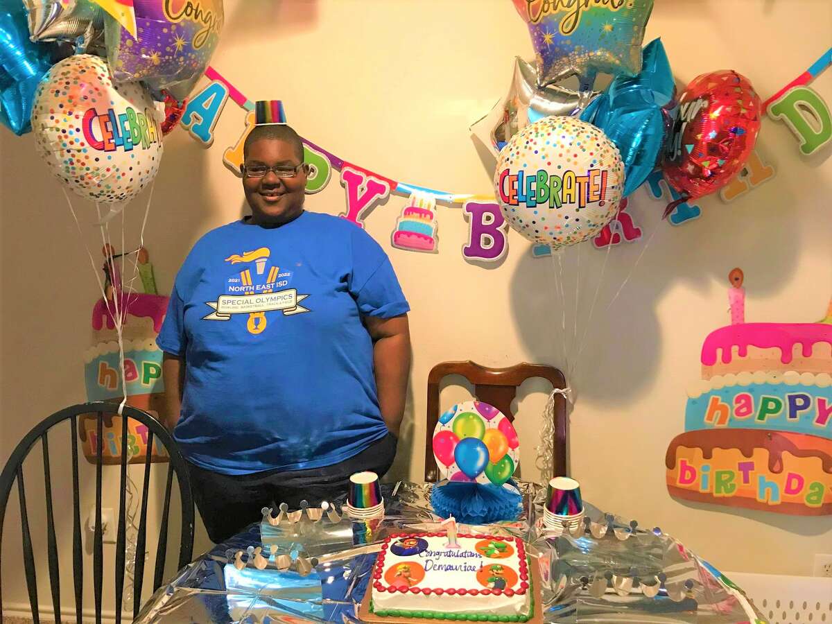 Demauriae Bennett, 14, is celebrating his birthday with a wealth of new San Antonio friends.