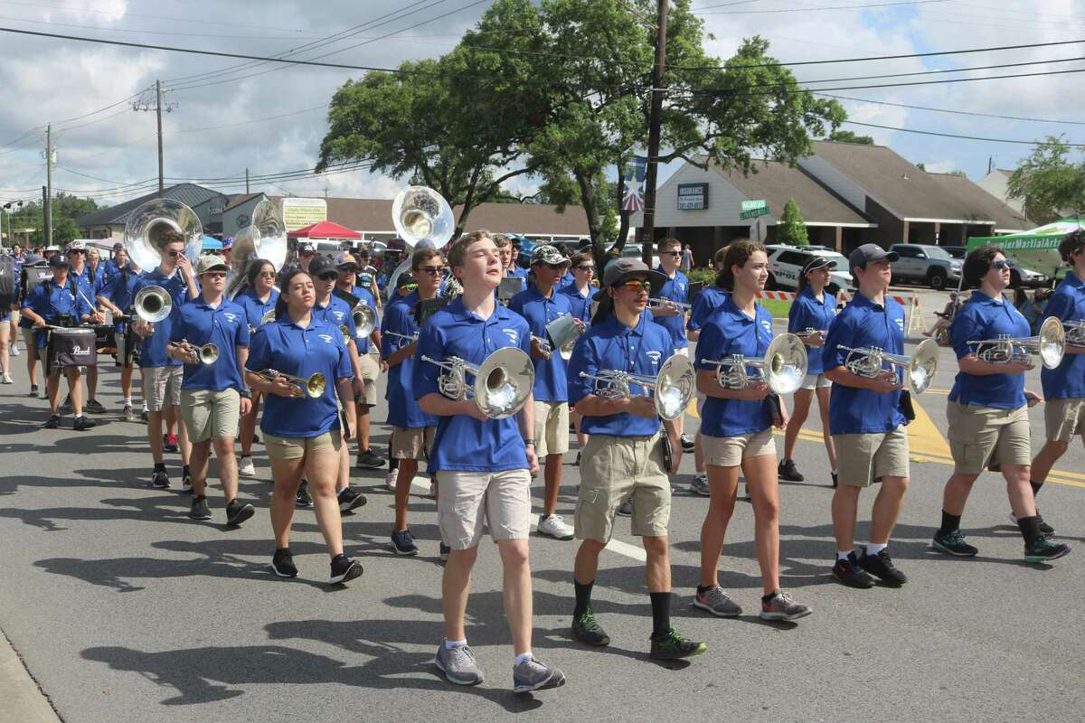 Come July Fourth, parade-goers can hear the Friendswood High School band coming down the street long before they can see it.
