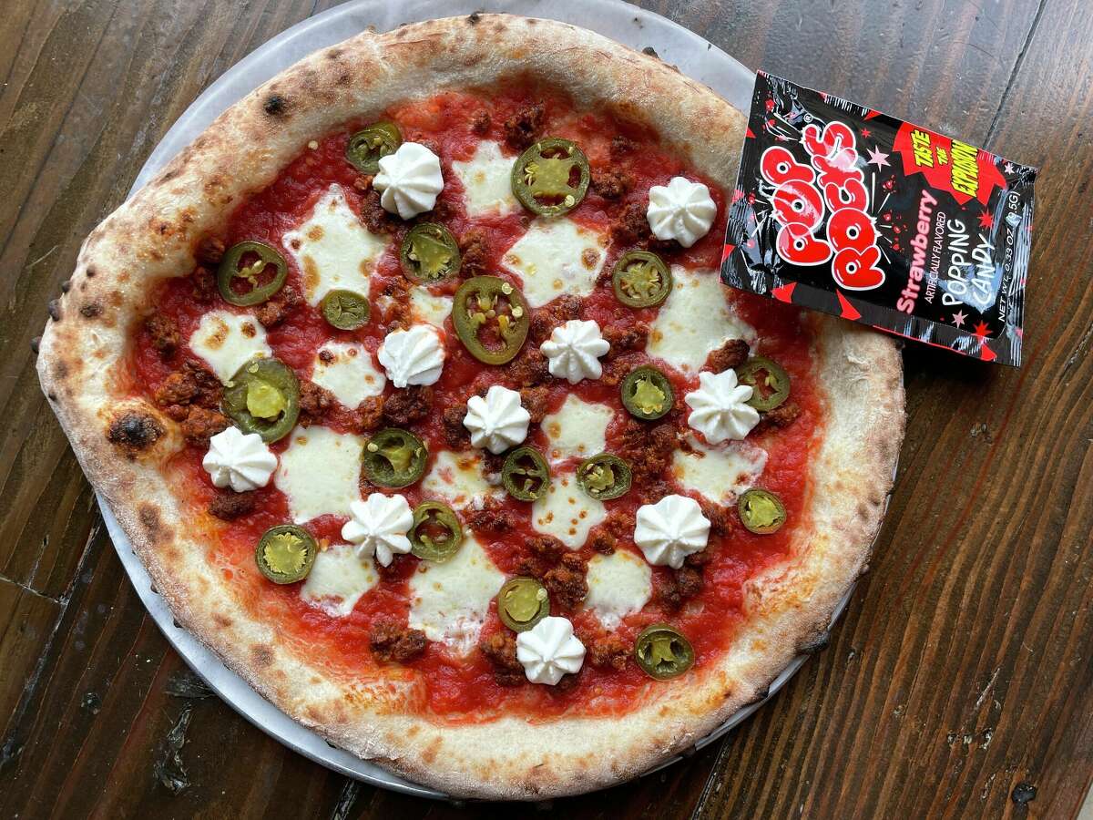 Pizaro's Pizza is offering a Pop Rocks pizza for July 4th weekend.