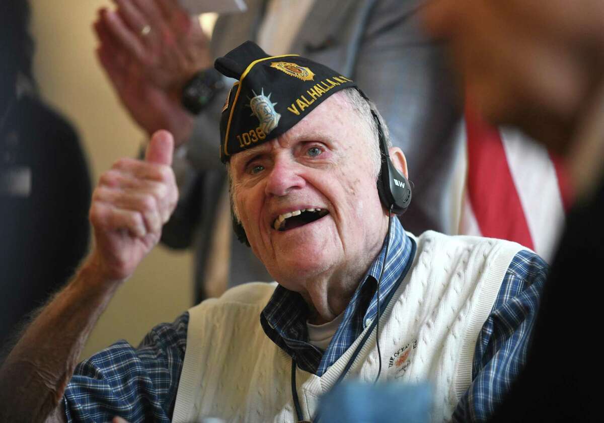 Greenwich World War II vet, 96, honored for wartime service: ‘He just ...