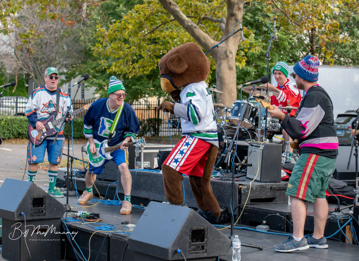 The Zambonis have found their niche with hockey music. 