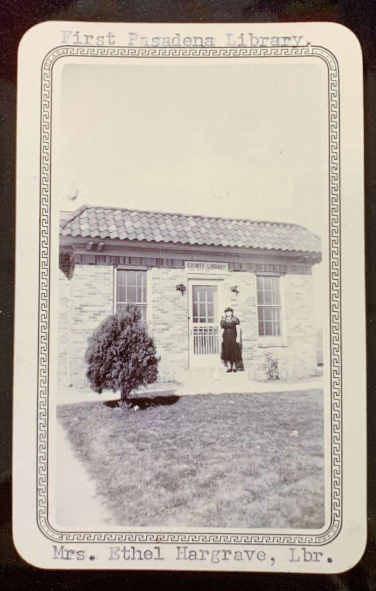 Ethel Blakesley Hargrave was a key figure through a significant growth spurt from 1926-1946 and helped establish the library as a community entity. At the time, the books came from Harris County and numbered between 100 and 200.