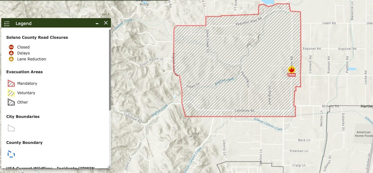 Timm Fire in Vacaville prompts evacuations in Solano County - Vimarsana News