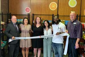 Vacant office now helps feed families at New Haven area school