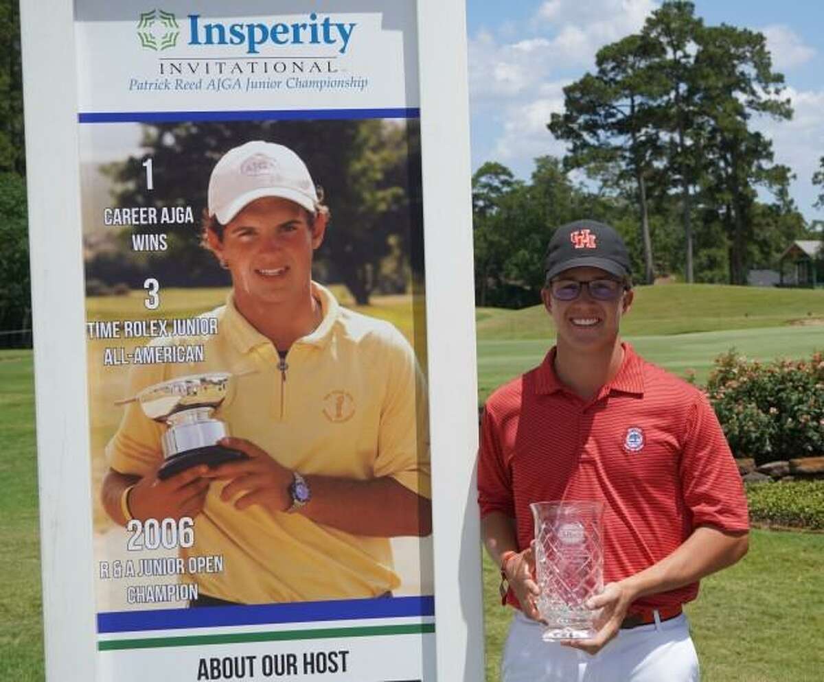 With a 6-under par, Carson Cooper won the Insperity Invitational/Patrick Reed AJGA Junior Championship at The Woodlands Country Club on Thursday, June 23, 2022 in The Woodlands.