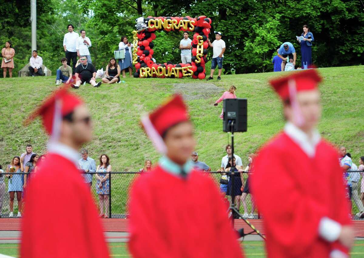 Greenwich High 2022 graduation tips hats to ‘a group of young people