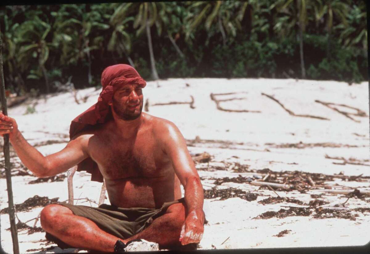 Tom Hanks is stranded on a deserted island in “Cast Away.”
