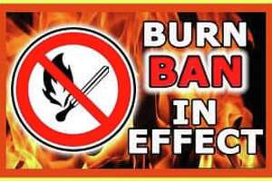 Orange County burn ban effective immediately