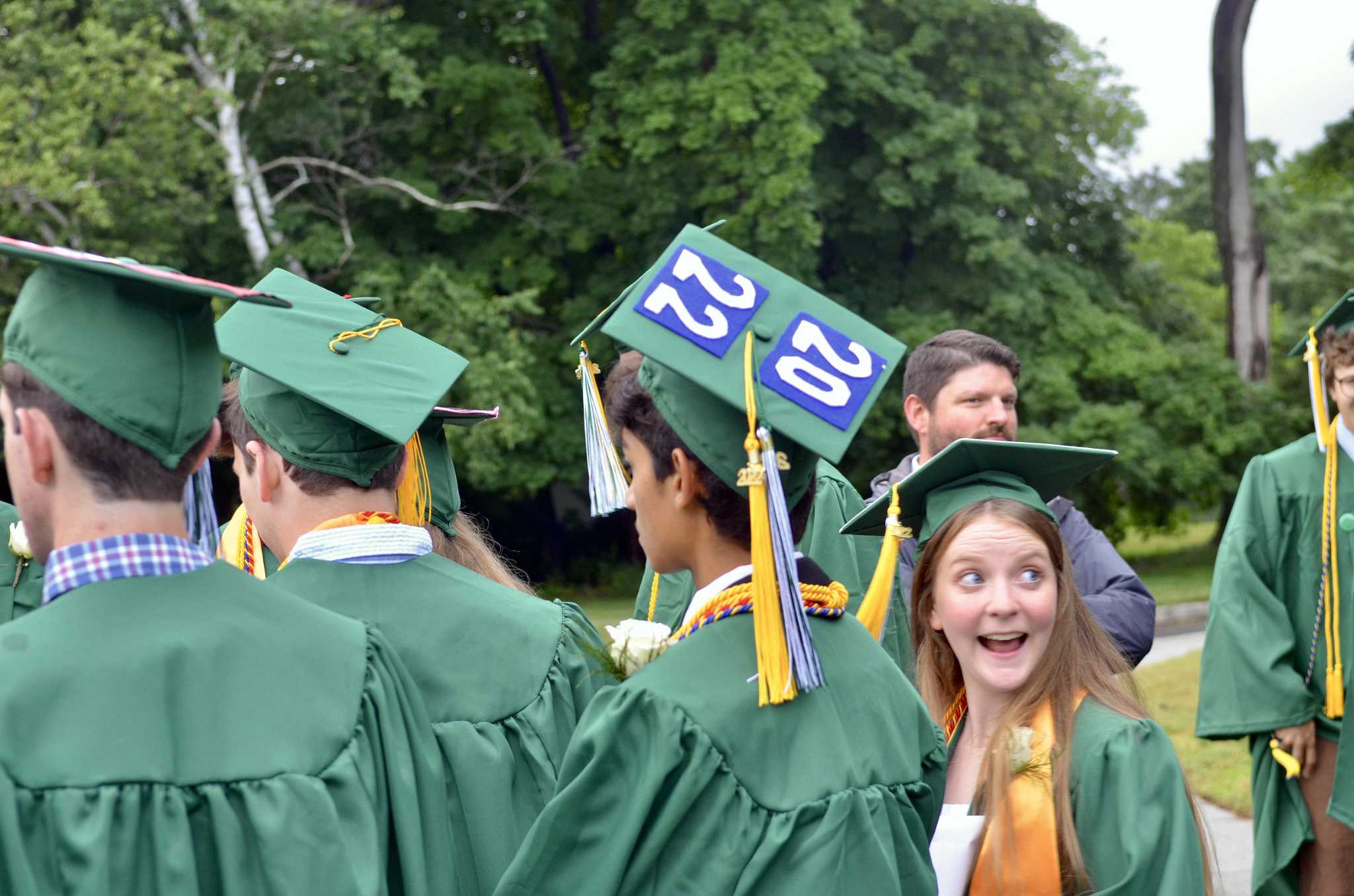 Guilford High School class of 2022 graduates under sunny skies - Vimarsana News