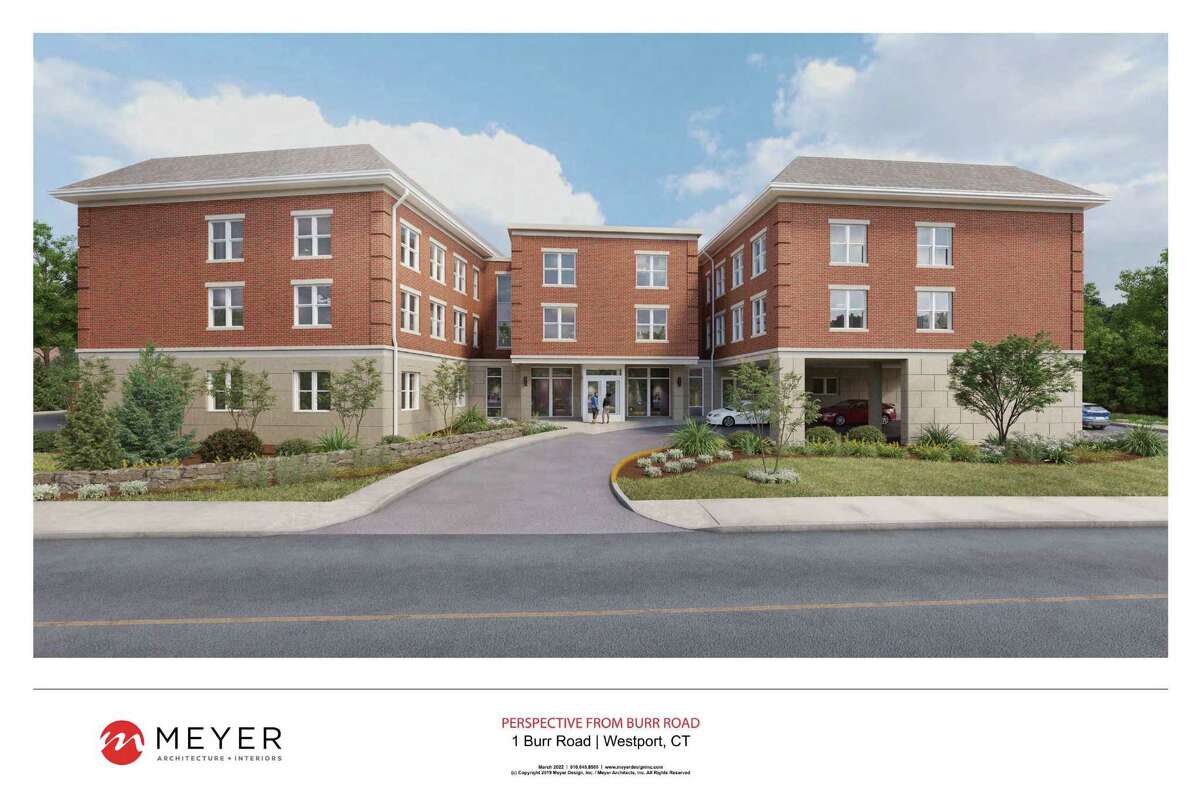 A rendering of the 1 Burr Road remodel.