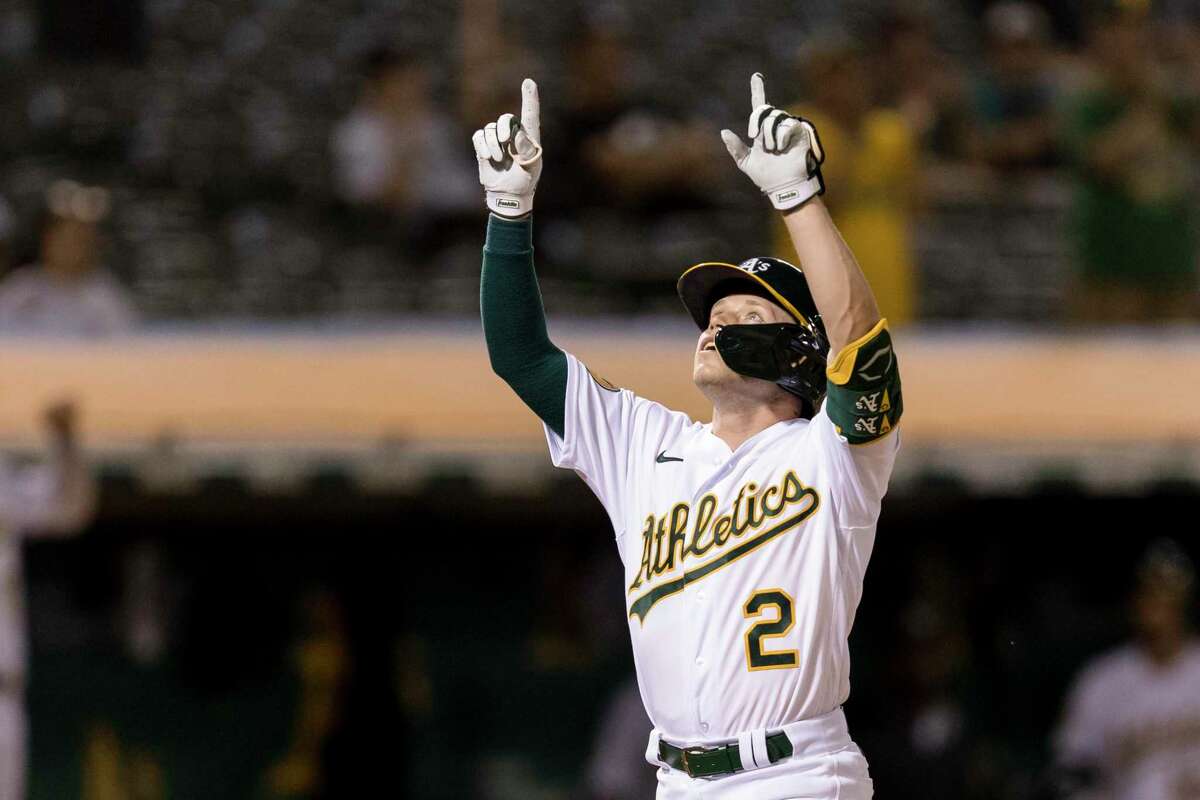 A’s rookie Nick Allen hit his first major-league home run on Tuesday in Oakland, and his grandmother, celebrating her 81st birthday in San Diego, loved it.