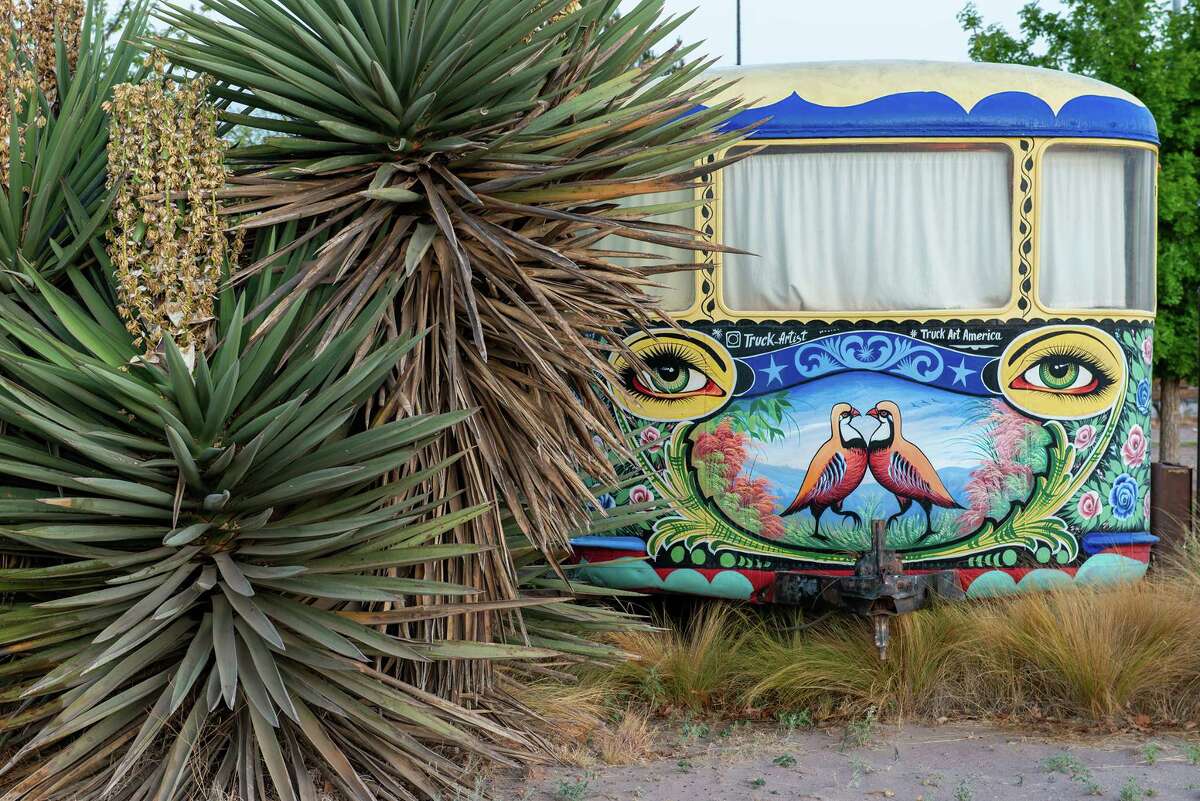 El Cosmico, a campground and hotel complex in Marfa, Texas, offers accommodations such as tepees, safari tents, vintage trailers and more.