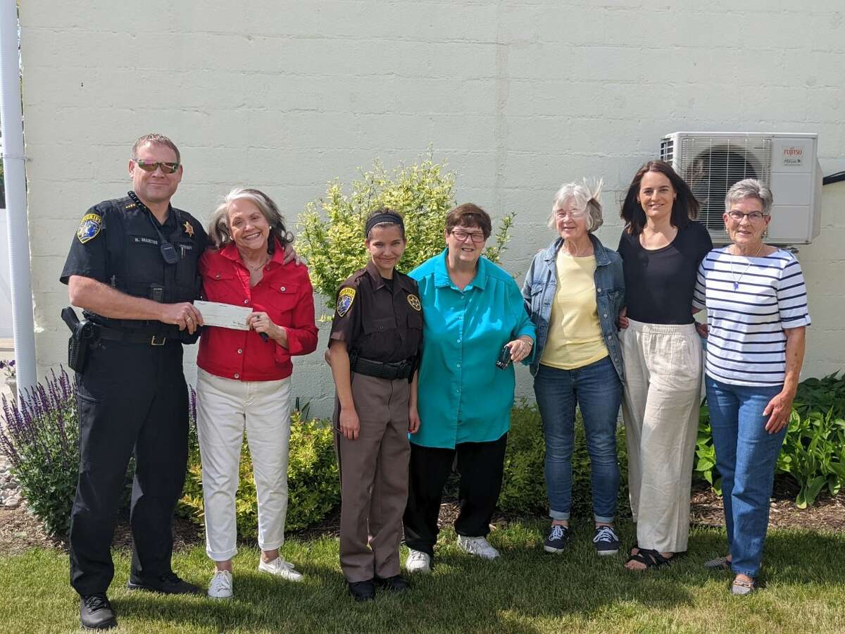 Lake County Sheriff Rich martin presented a check for $2,000 to the Pathfinder Library recently as part of the ongoing Sheriff's Office Charitable Campaign to support local nonprofits.