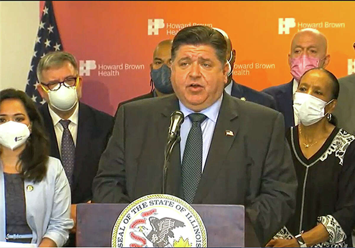 Gov. J.B. Pritzker announces he will call a special session of the General Assembly to focus on reproductive health rights in the wake of a U.S. Supreme Court decision overturning Roe v. Wade.