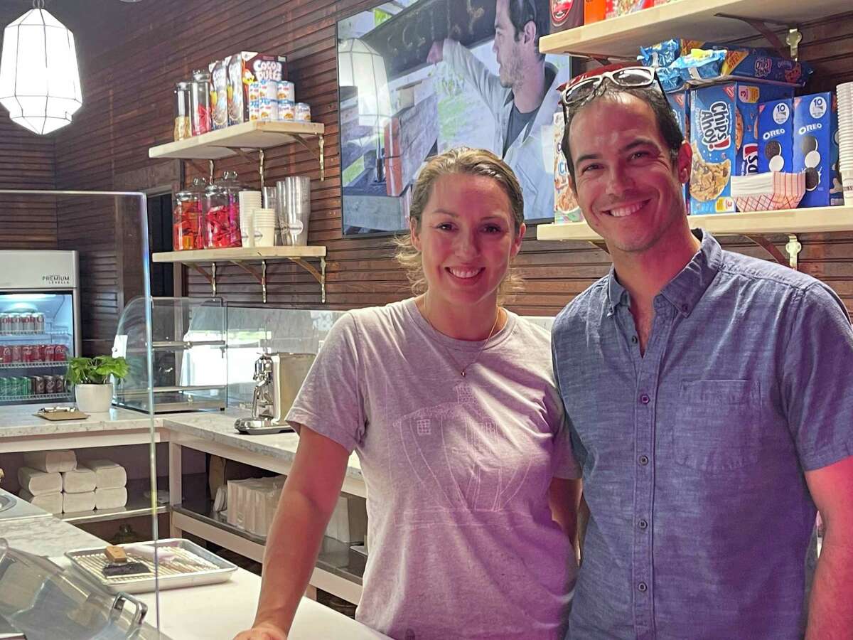 Ashley and Michael Cordray, stars of the Magnolia Network’s “Restoring Galveston” TV show, have opened the Cordray Drug Store ice cream shop at 39th Street and Avenue L in Galveston.