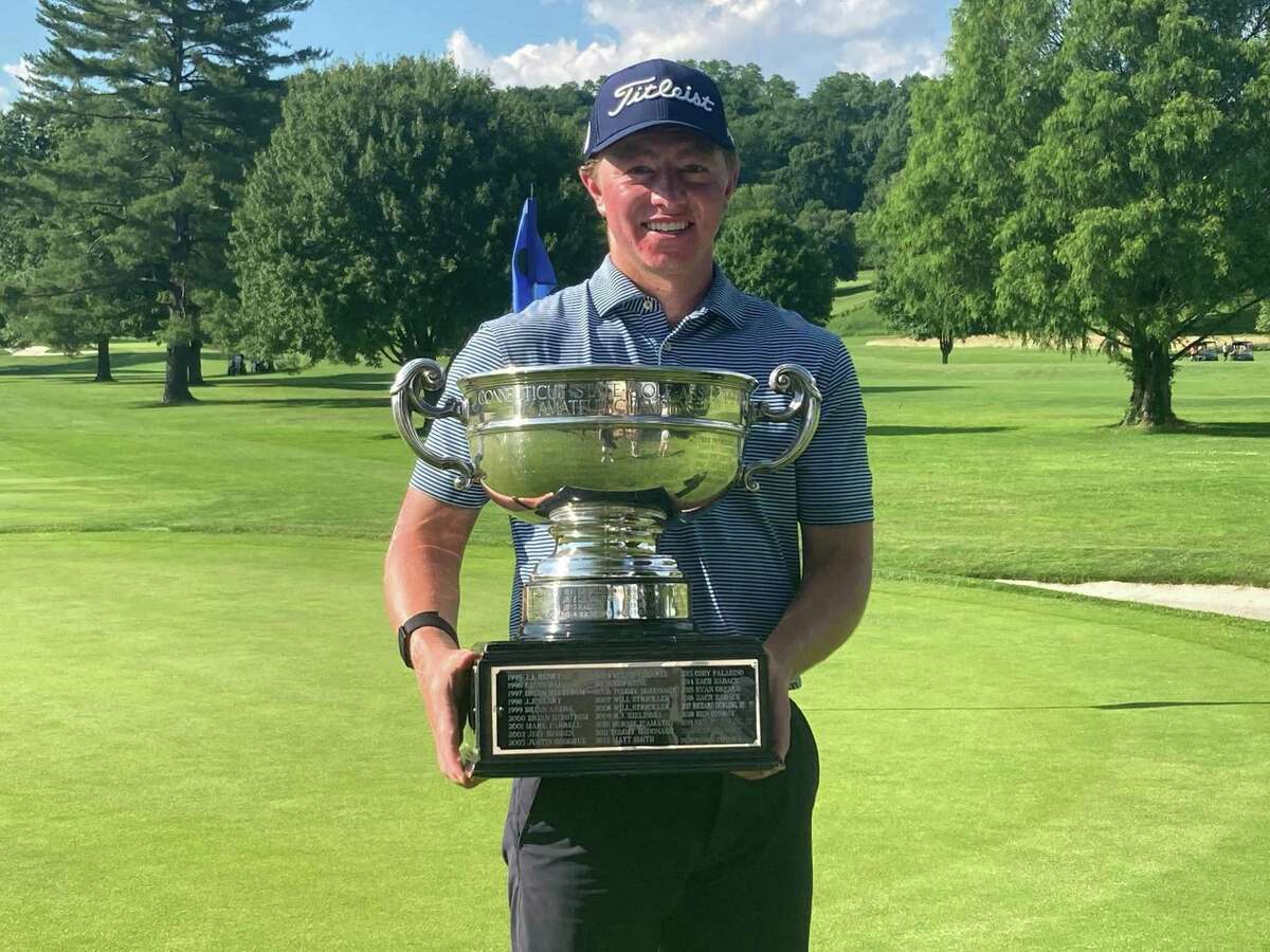 Darien's Ben Carpenter, who plays collegiately at Yale and recently won the Ivy League individual title, won the 120th Connecticut State Amateur Friday at Ridgewood CC in Danbury.
