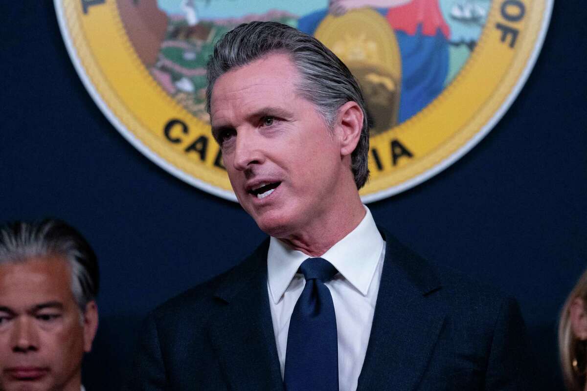 Gov. Gavin Newsom, shown in June, said Thursday that the Supreme Court’s ruling limiting federal authority to regulate greenhouse gases “makes it even more imperative that California and other states succeed in our efforts to combat the climate crisis.”