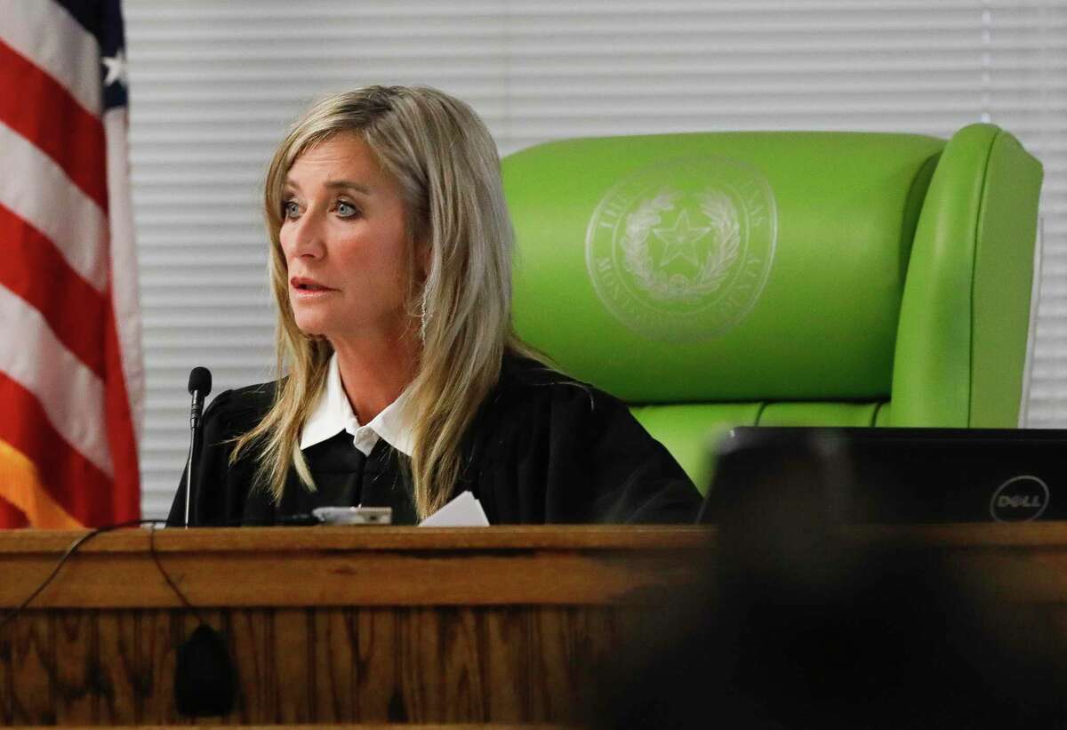 435th state District Court Judge Patty Magginis is seen during the trial for Waymon Nicholas Jordan Jr.
