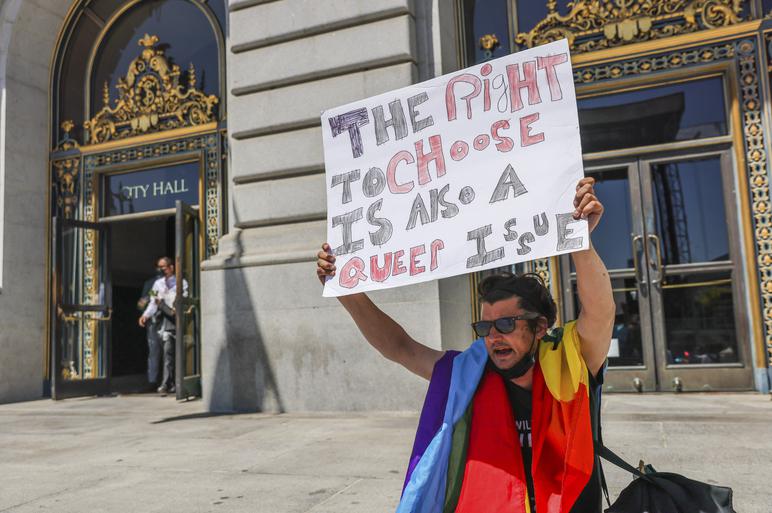 'Pride started with a protest': Abortion ruling reminds LGBTQ people why they march in S.F. - Vimarsana News