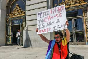 ‘Pride started with a protest’: Abortion ruling reminds LGBTQ people why they march in S.F.