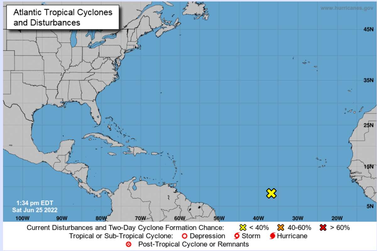Atlantic hurricane season officially starts June 1, but doesn't usually ramp up until July or August. But an unusually early tropical storm has a strong chance to develop next week in the "main development region" of the tropical Atlantic. The potential storm is already of interest to the Windward Islands, which mark the divide between the Atlantic and the Caribbean.