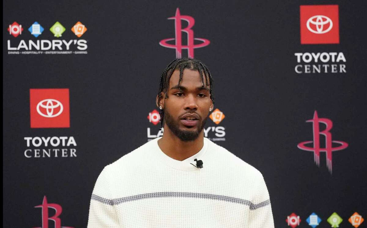 Rockets general manager Rafael Stone and coach Stephen Silas raved about Tari Eason’s ability to guard 1-5, his quickness on the break and his physicality.