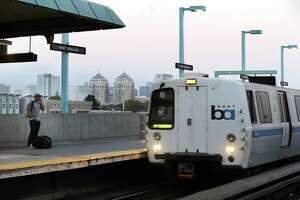 Man hospitalized after shooting on BART train