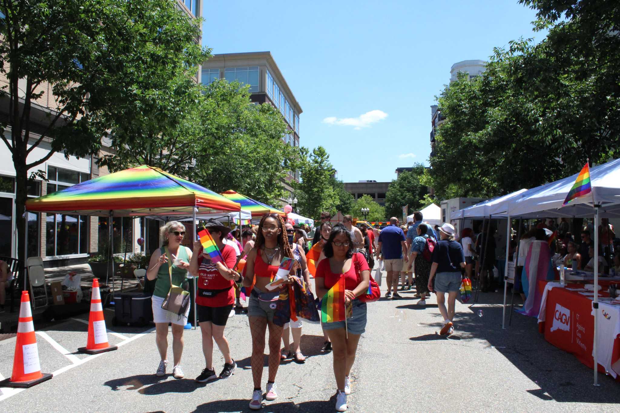 Photos Hundreds gather for West Hartford Pride celebration