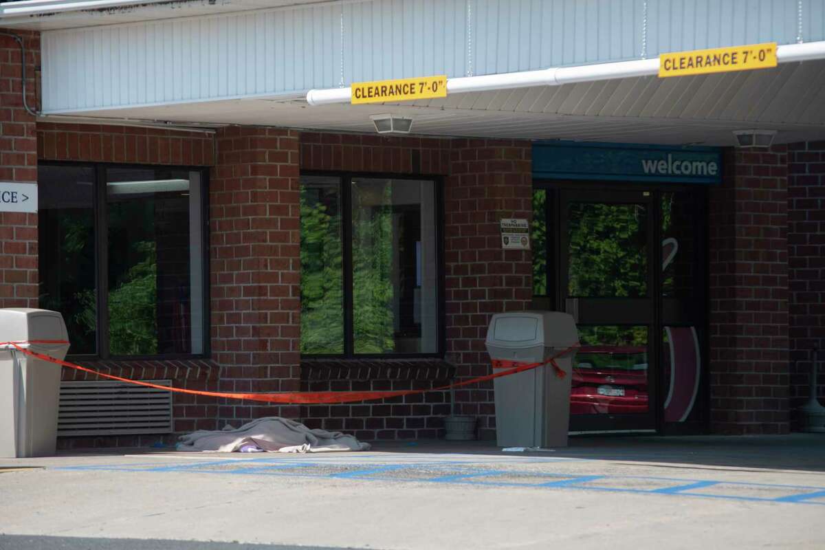 A view of the Motel 6 on Watervliet Avenue in Albany. Police are investigating a robbery and shooting that took place at the motel on Saturday, June 25, 2022. (Paul Buckowski/Times Union)