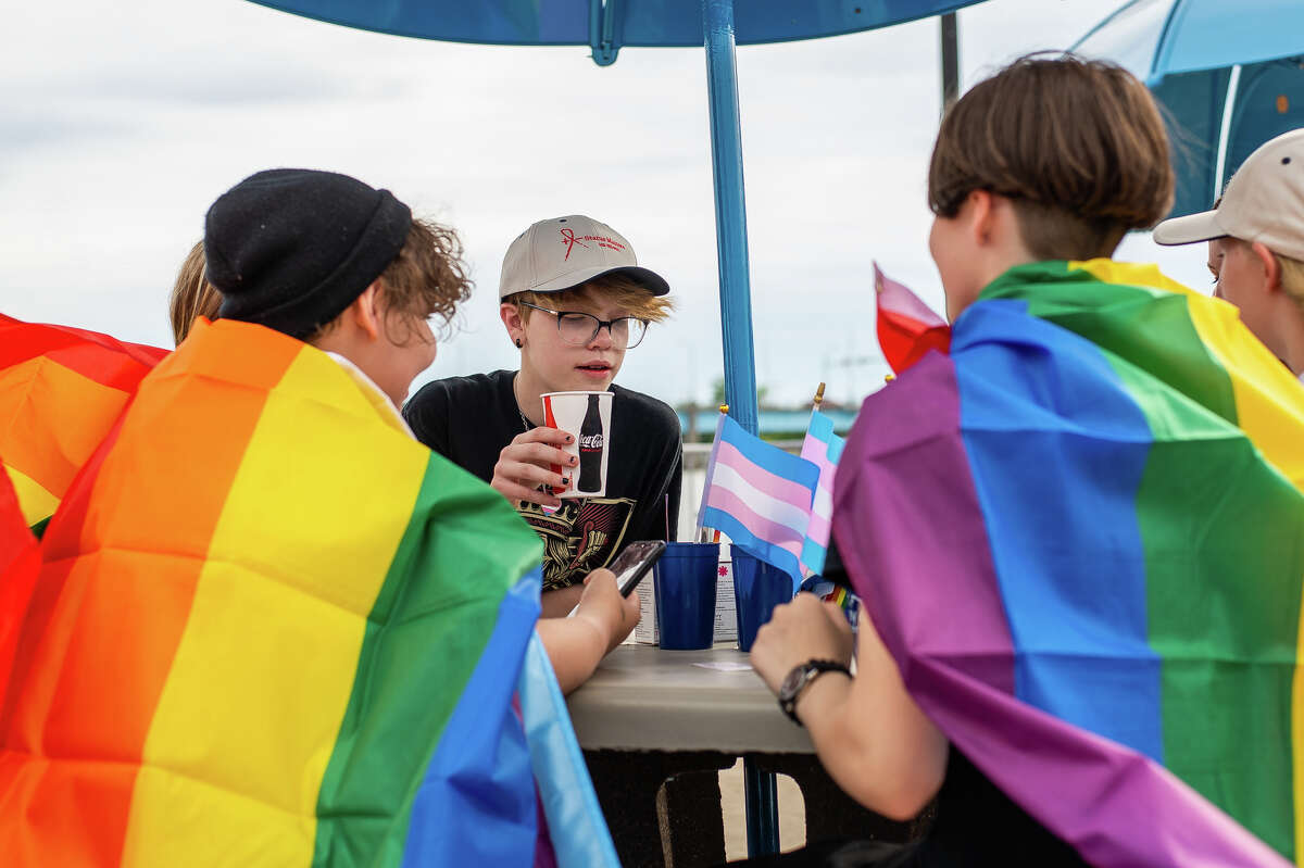 Hundreds of people show their pride at the Great Lakes Bay Pride Festival on June 25, 2022 at Wenonah Park in Bay City.