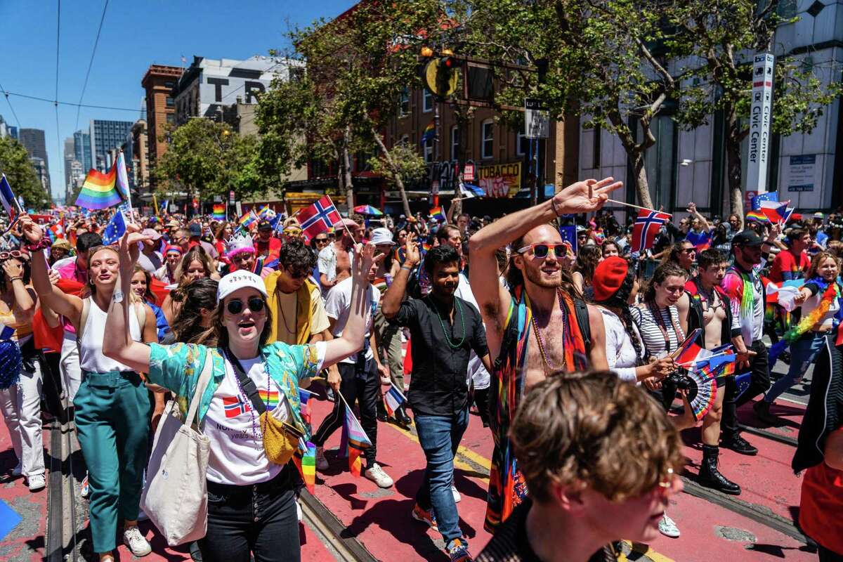 Thousands of people joined the Pride Parade and celebration in San Francisco, but the day ended with some fights, police said.