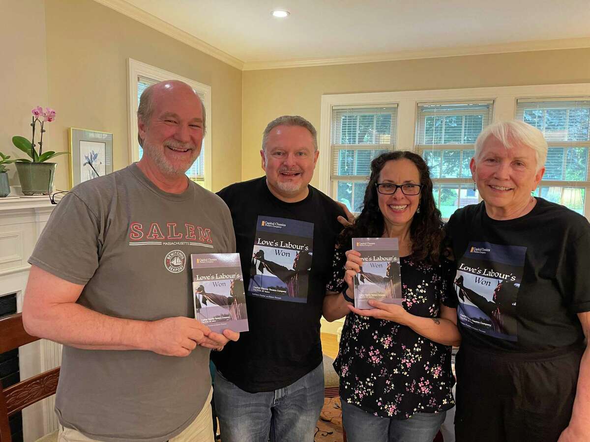 Capital Classics co-founder Geoffrey Sheehan, left, with book co-author Edwin Thrower, co-founder Laura Sheehan and book co-author Kathleen Fischer.