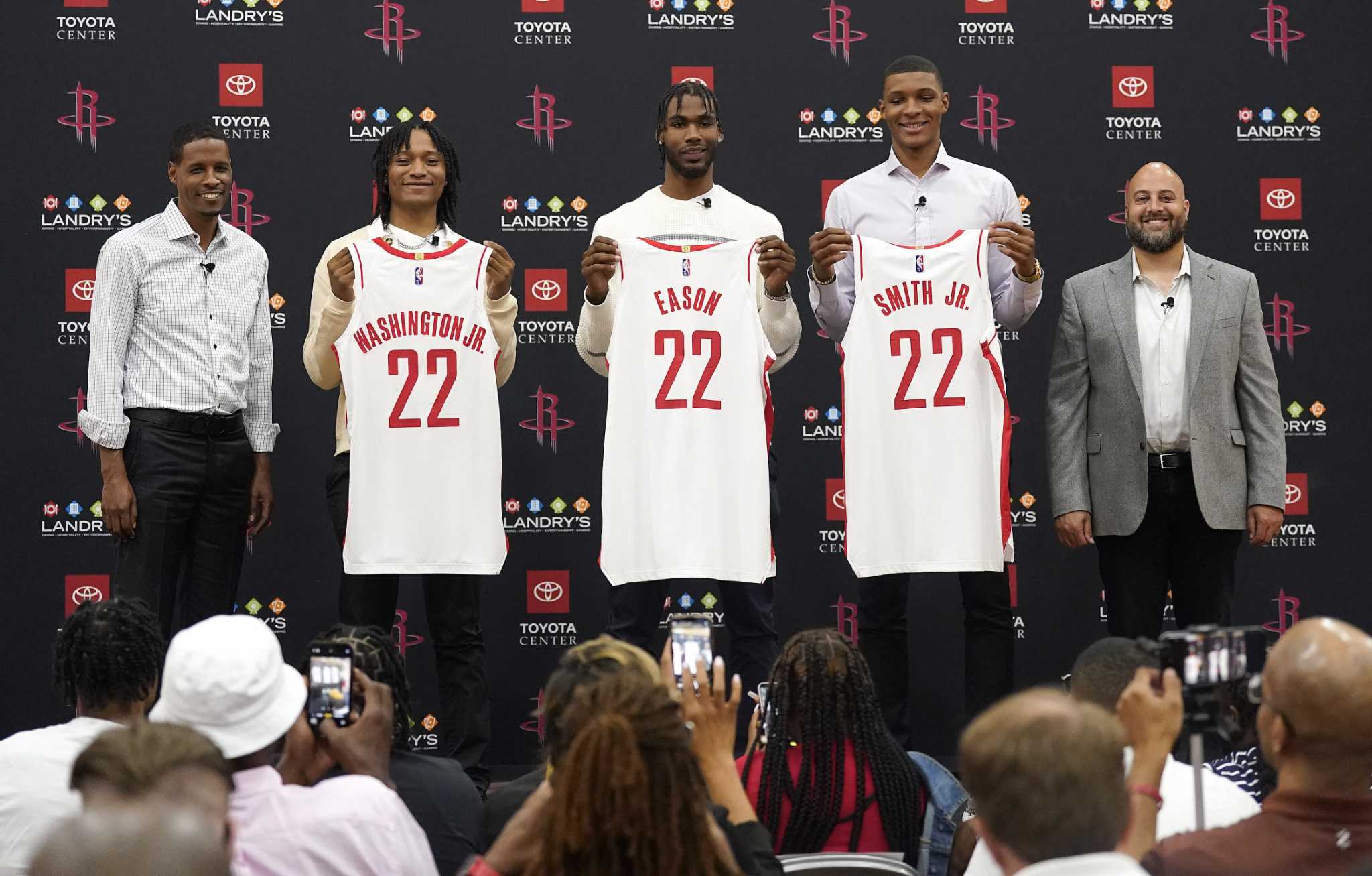 Official Houston Rockets Apparel, Rockets Jabari Smith Jr. Draft