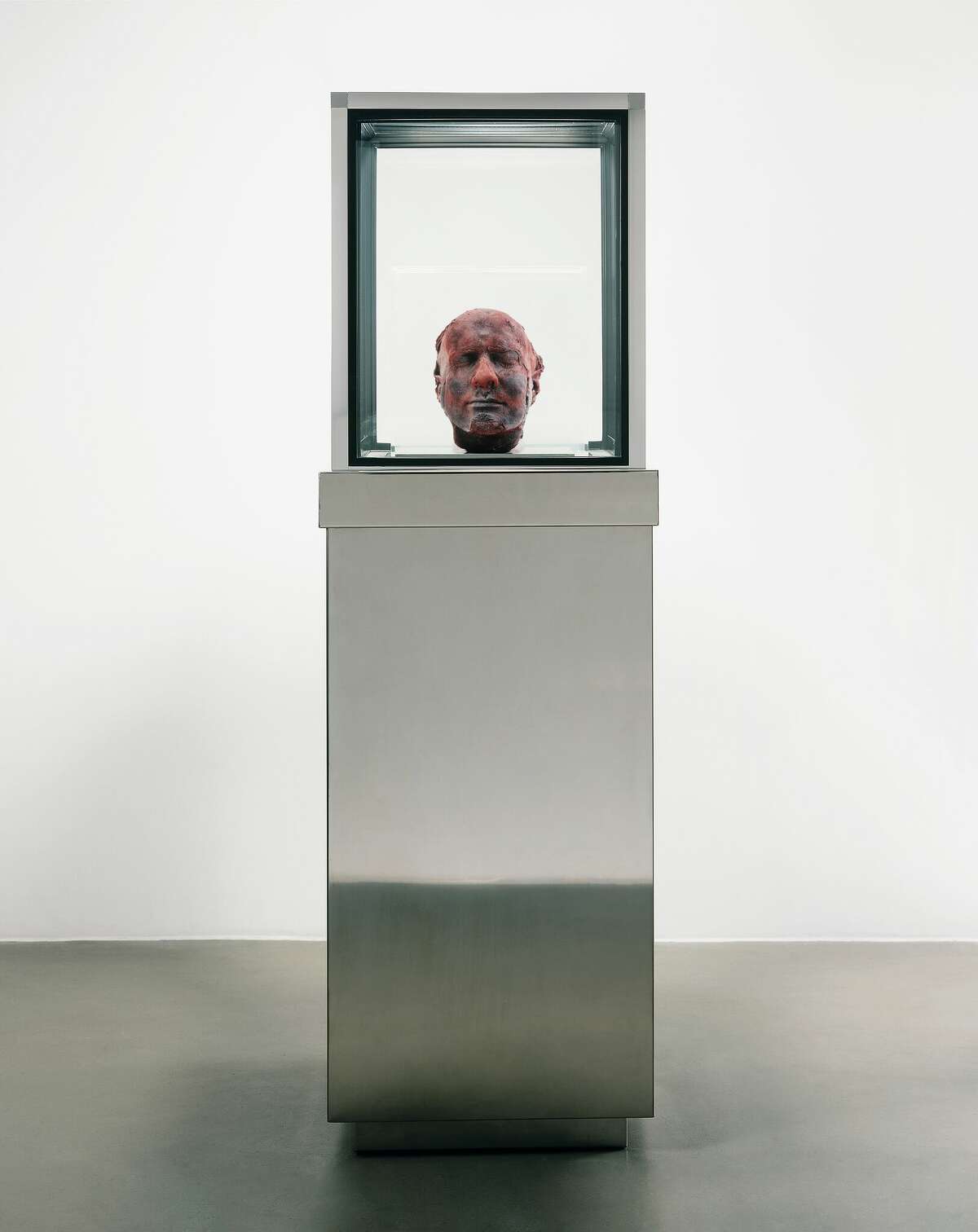 Marc Quinn's "Self 1991" is on display at the Yale Center for British Art through Oct. 16.