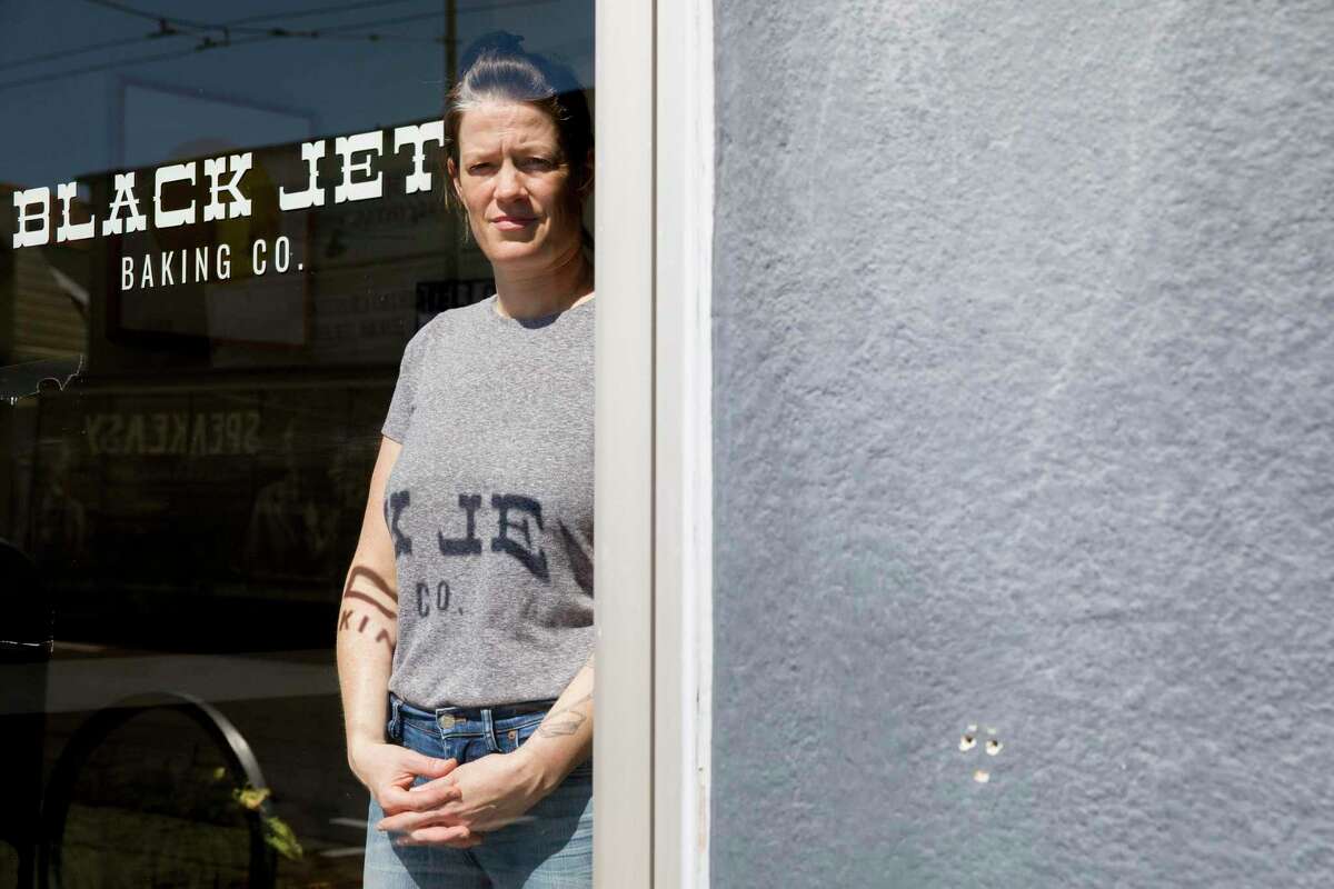 Gillian Shaw, owner of Black Jet Baking Co. in San Francisco, decided to fundraise for Planned Parenthood through cakes in the wake of the repeal of Roe v. Wade.