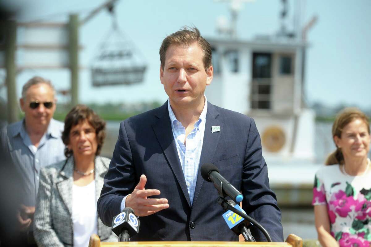 State Agriculture Commissioner Bryan Hurlburt speaks at a news conference in Stratford, Conn. July 23, 2021.