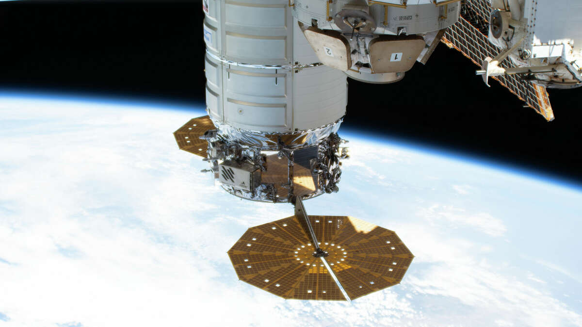 Northrop Grumman's Cygnus spacecraft boosts space station orbit