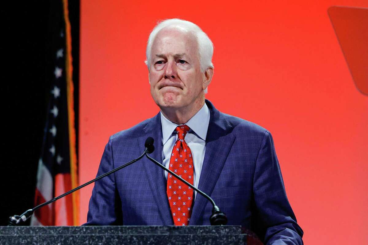 Sen. John Cornyn took heat at the recent Texas GOP convention for working on a bipartisan gun safety deal.