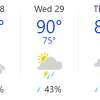The Weather Channel's forecast for Beaumont, Texas.