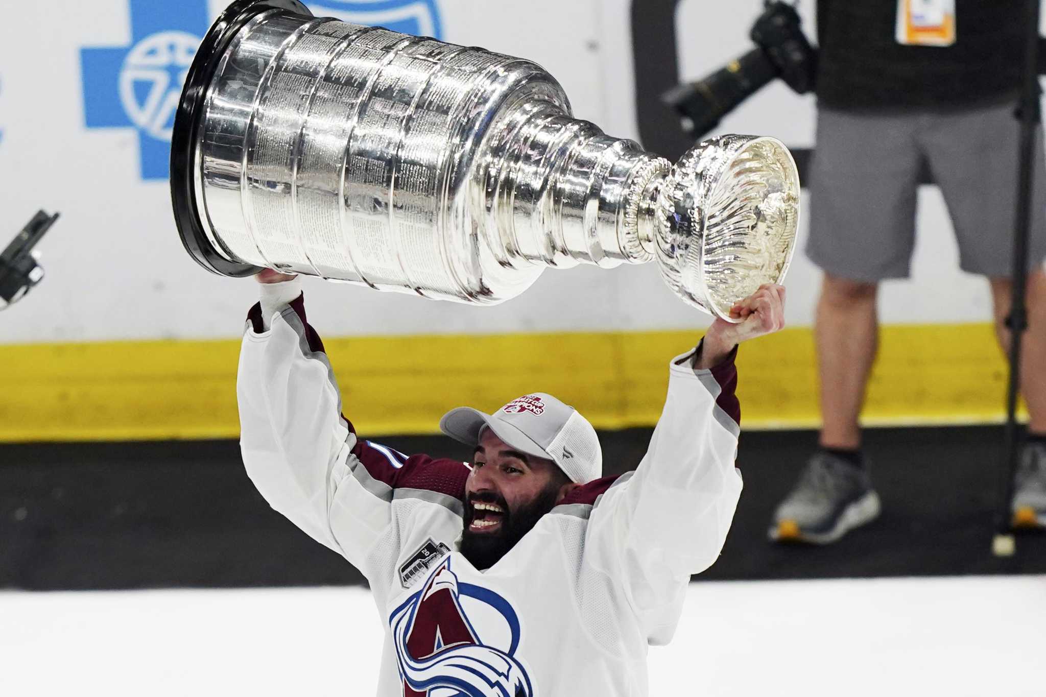 Joe Sakic captained Avalanche to two Stanley Cup wins 