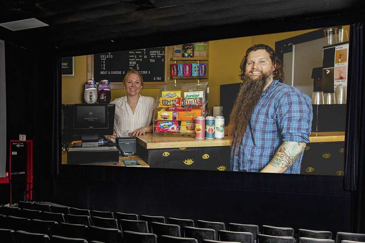 Brewery owners Frank and Jaimie Lockwood are the creative team behind Greenwood Features, a sequel to the former Bethel Cinema.