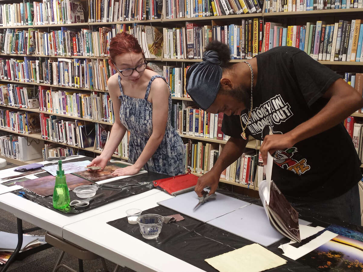 Youth ages 10-14 enjoyed getting creative and learning some drawing skills at the Pathfinder Library.
