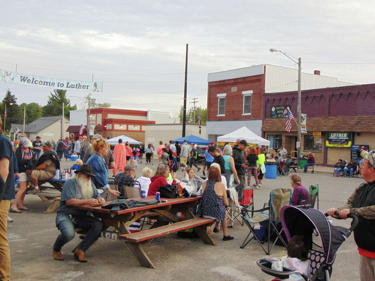 Downtown Luther is blocked off to traffic during Luther Logging Days for three days packed full of festivities.